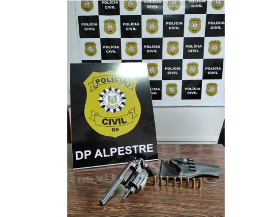 Alpestre: Polícia Civil apreende revólver em residência